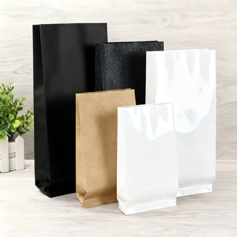 v bottom paper bags 12