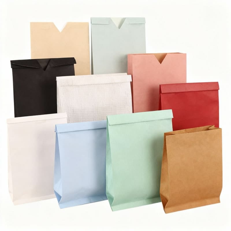 v bottom paper bags 14