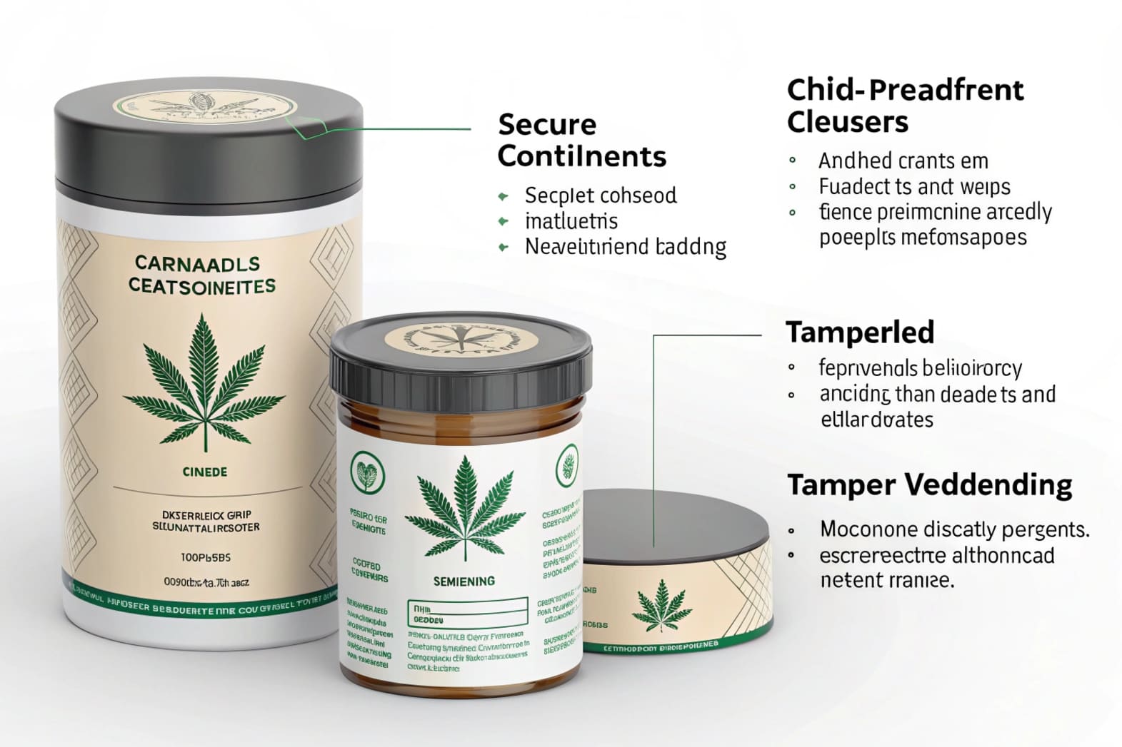 What Is Cannabis Packaging Various types of compliant cannabis packaging