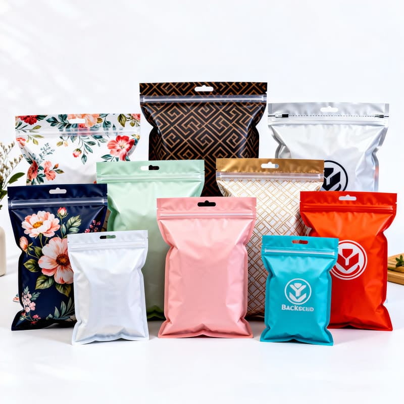 three side seal bag 15